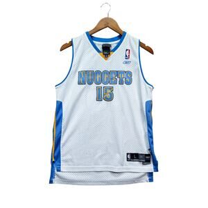 NBA Vintage Jersey Denver Nuggets #15 Carmelo Anthony Youth Size Reebok L 14-16
